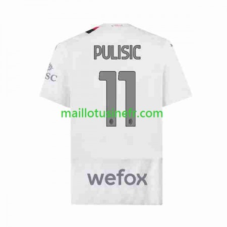 Maillot de Foot AC Milan Christian Pulisic 11 Extérieur 2023-24 Maillot de Foot AC Milan Christian Pulisic 11 Extérieur 2023-24